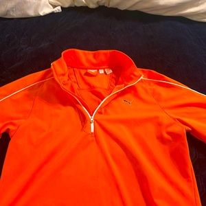 Mens Puma large golf 1/4 zip